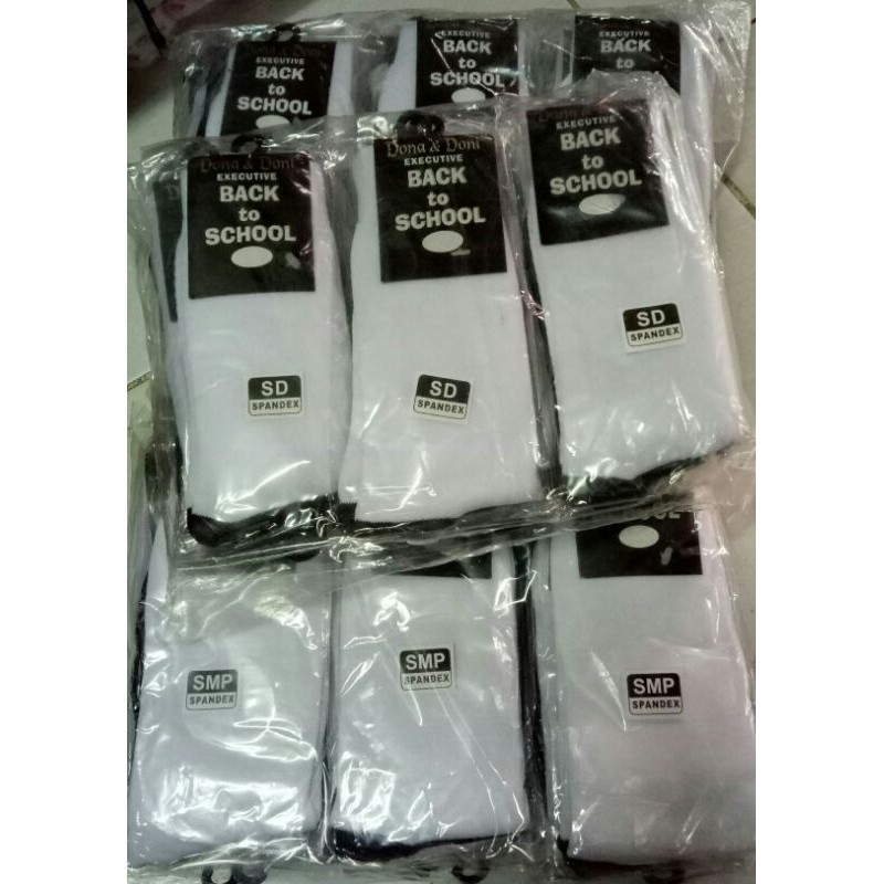 Grosir kaos kaki sekolah 1 lusin SD SMP SMA