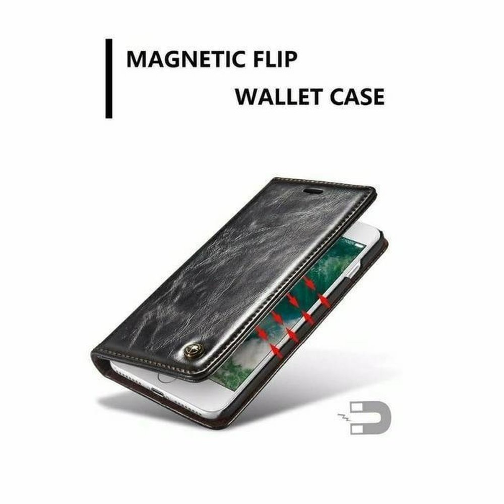 Flip wallet leather genuine Samsung galaxy S8 Plus