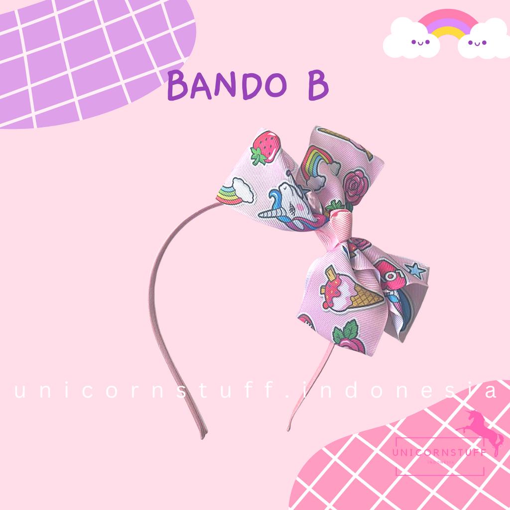 Bando Unicorn Pita Anak model Pita Premium