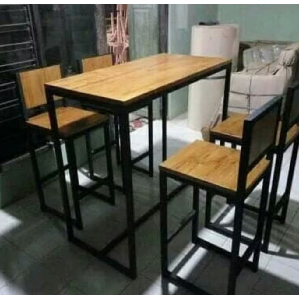 set kursi meja cafe bar coffee resto