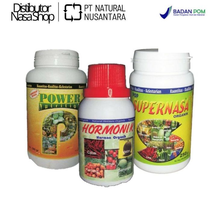 Paket Pupuk Pelebat Perangang Buah Organik / Power Hormonik super nasa - 1 paket