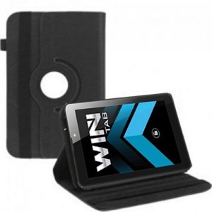 Rotate Rotary Flip Leather Case Casing Cover Evercoss Win Tab Tablet Android 7 Inch U70B U 70 B