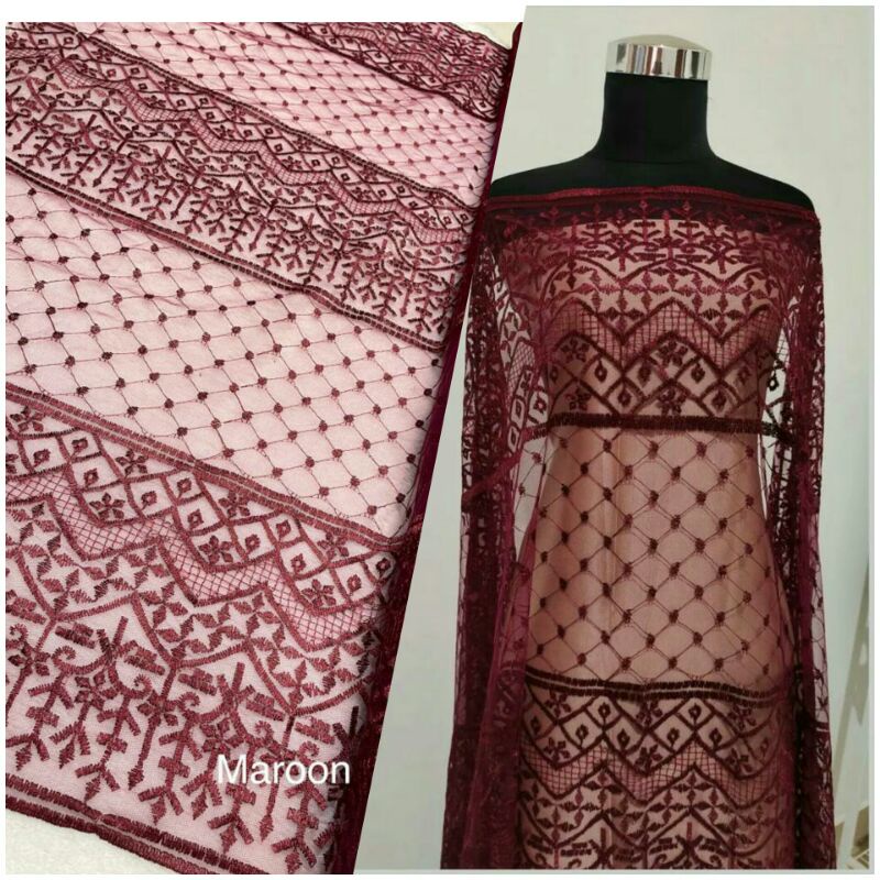 Bakal Kain Brokat tile sapto,Bakal Tule Sapto,kain tile sapto new,bahan kebaya tule,bahan kebaya til