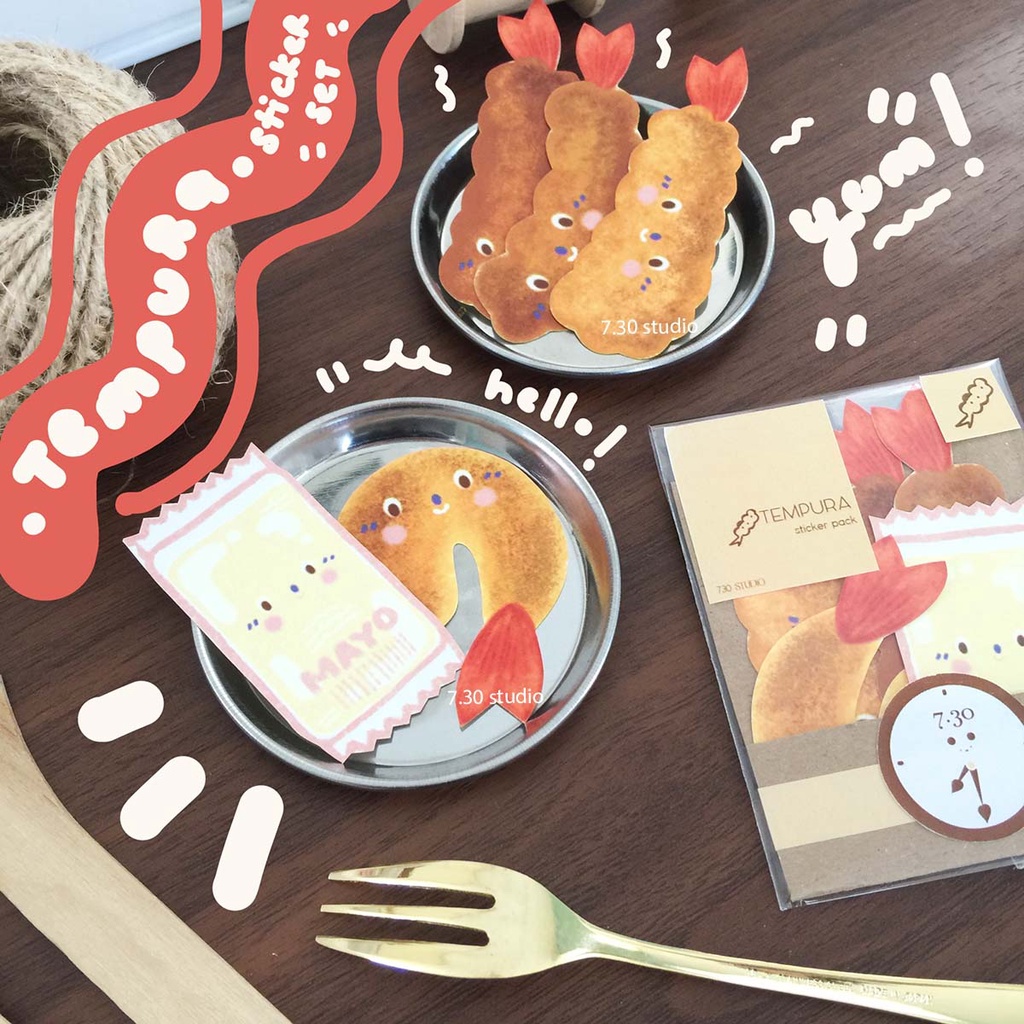 

Tempura sticker pack - Stiker lucu