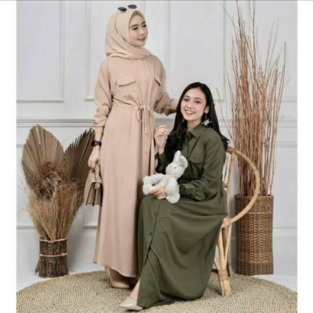 GALDAA MAXY DRESS/ DRESS GAMIS FULL KANCING PUSATGROSIR_SOLO