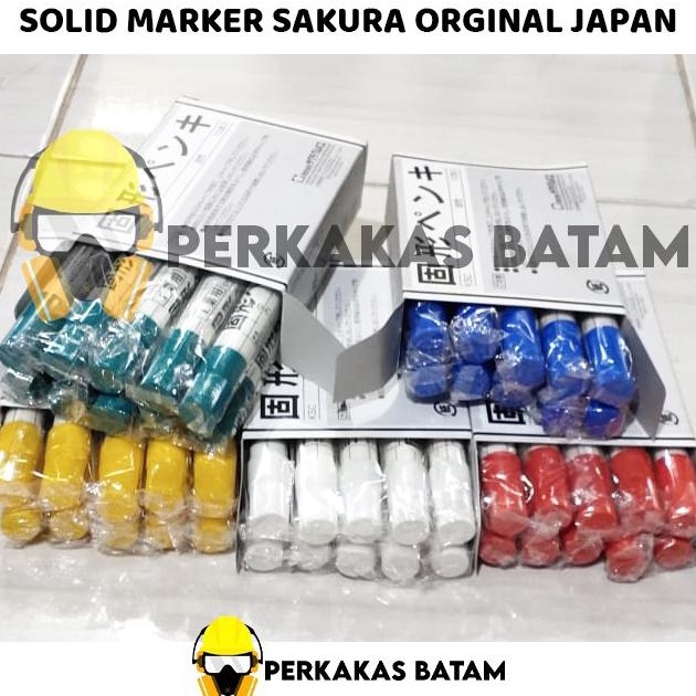 

[BISA COD] Solid Marker Sakura - Spidol Untuk Besi Baja Kayu Plastik Kaca Dan Kar