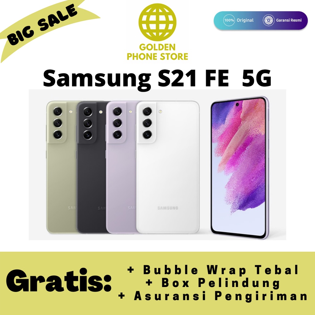 Samsung Galaxy S21 FE 8/256GB - Garansi Resmi SEIN