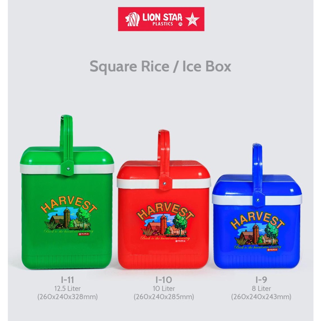 Termos Nasi atau Es Lion Star I-12 Square Ice Box 5L / 5 liter