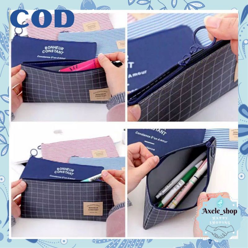 [ COD ]Tempat pensil Bonheur Constant / Pouch ATK / Pouch Organizer-1