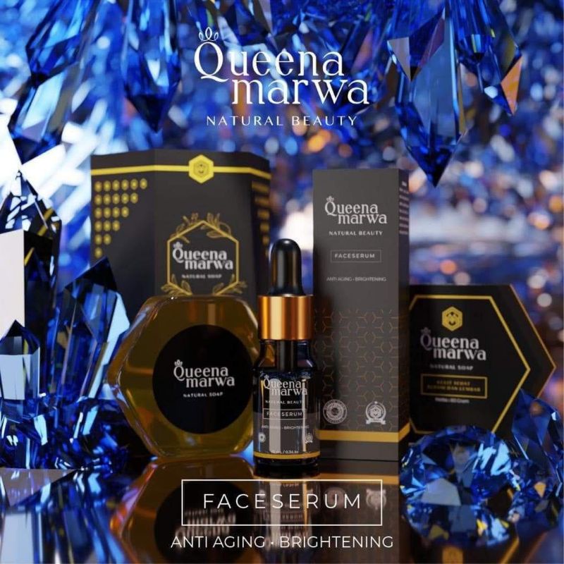 Paket Face Serum & Sabun Queena Marwa