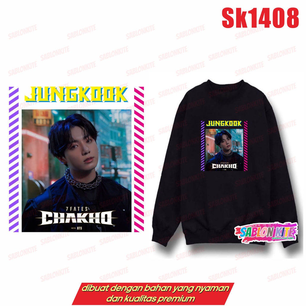 MURAH!!! SWEATER KPOP MEMBER CHAKHO SK1408 JK SG V JIN JM RM JH 4 WARNA