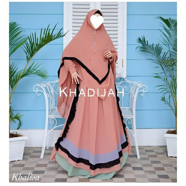 Gamis syari original by khadijah/khalisa syari