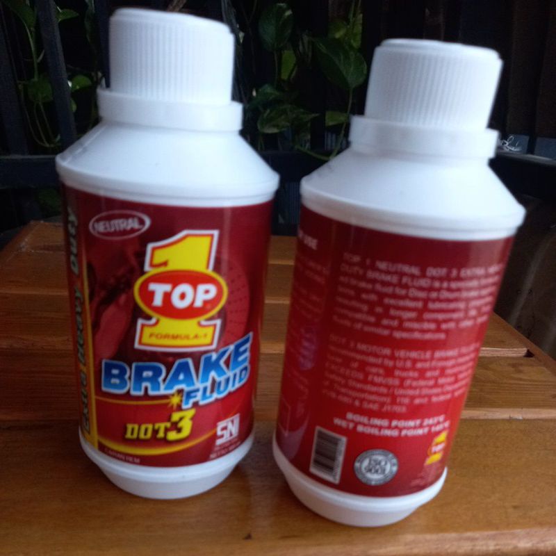 Brake fluid Top 1 Netral/ bening  300 ml Dot 3 minyak rem standar SNI original