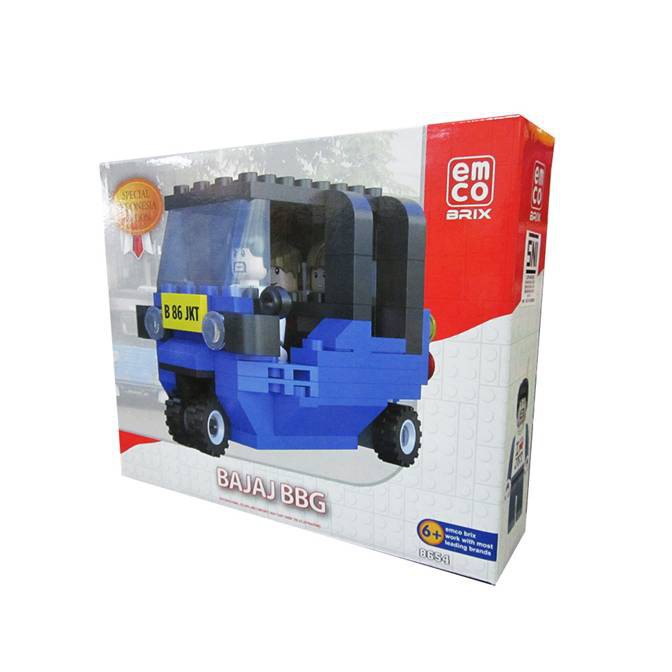 LEGO EMCO 8654 BRIX SPECIAL INDONESIA EDITION BAJAJ BGG BLUE JAKARTA