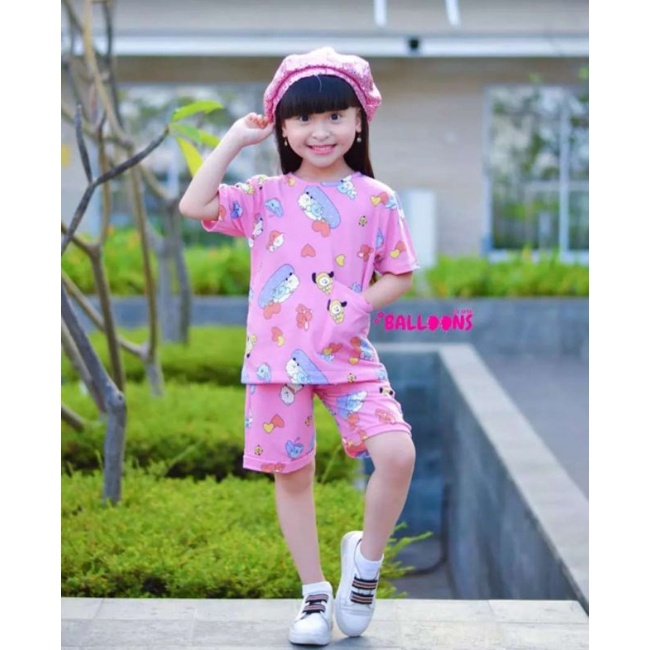 Setelan Babyterry Anak || Piyama babyterry BTS21 || BTS21 play set