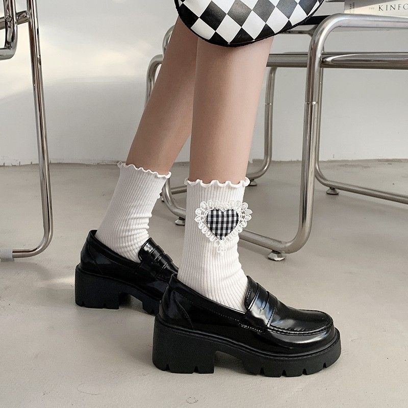 MYSTYLE Yuna Korea Design Sepatu Oxford Fashion Wanita Import