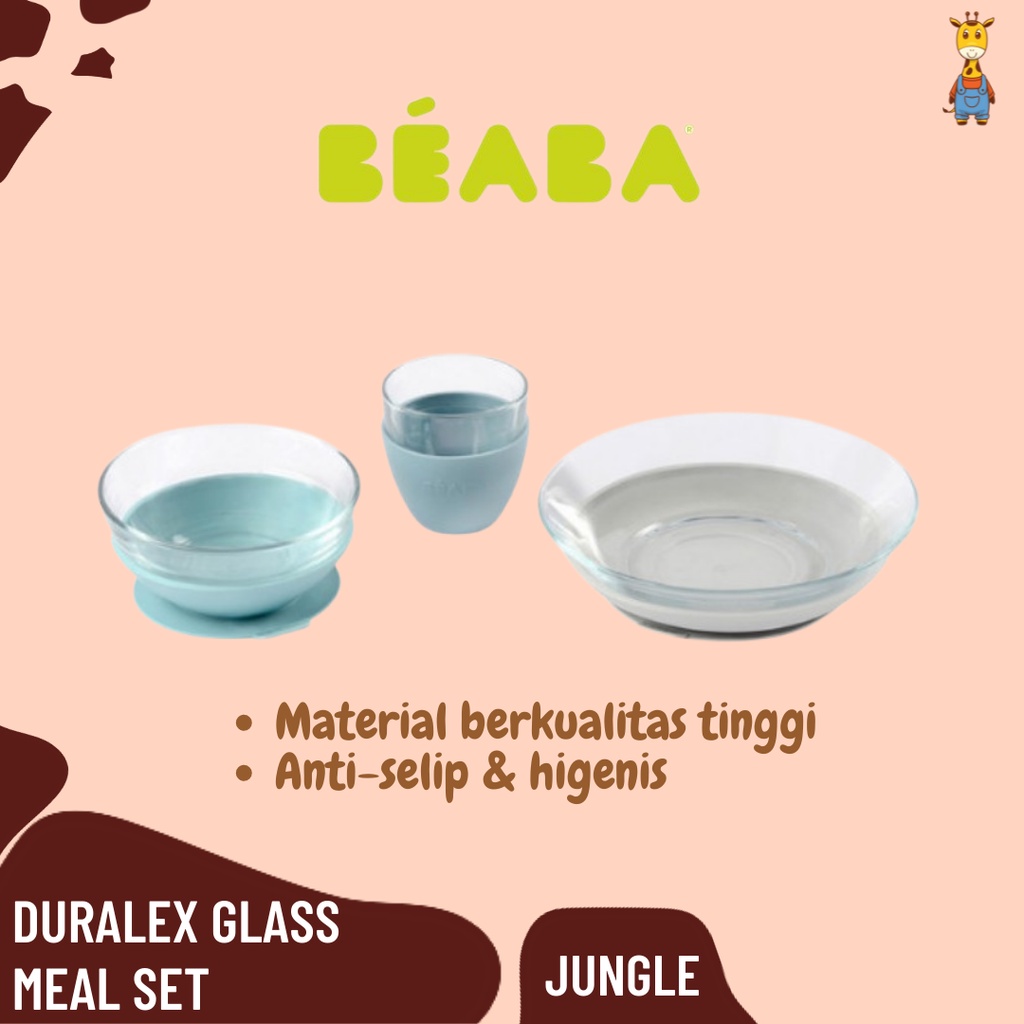 Beaba Duralex Glass Meal Set