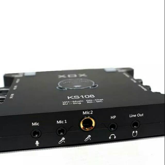 XOX KS108 soundcarddiskontinyu ke K10