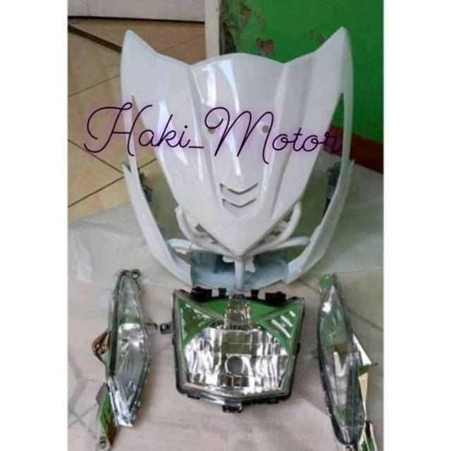 PAKETAN BODY DEPAN BEAT FI 2013-2016 PUTIH