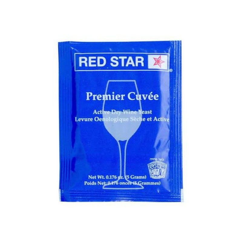 

wine yeast red star premier cuvee 5gr