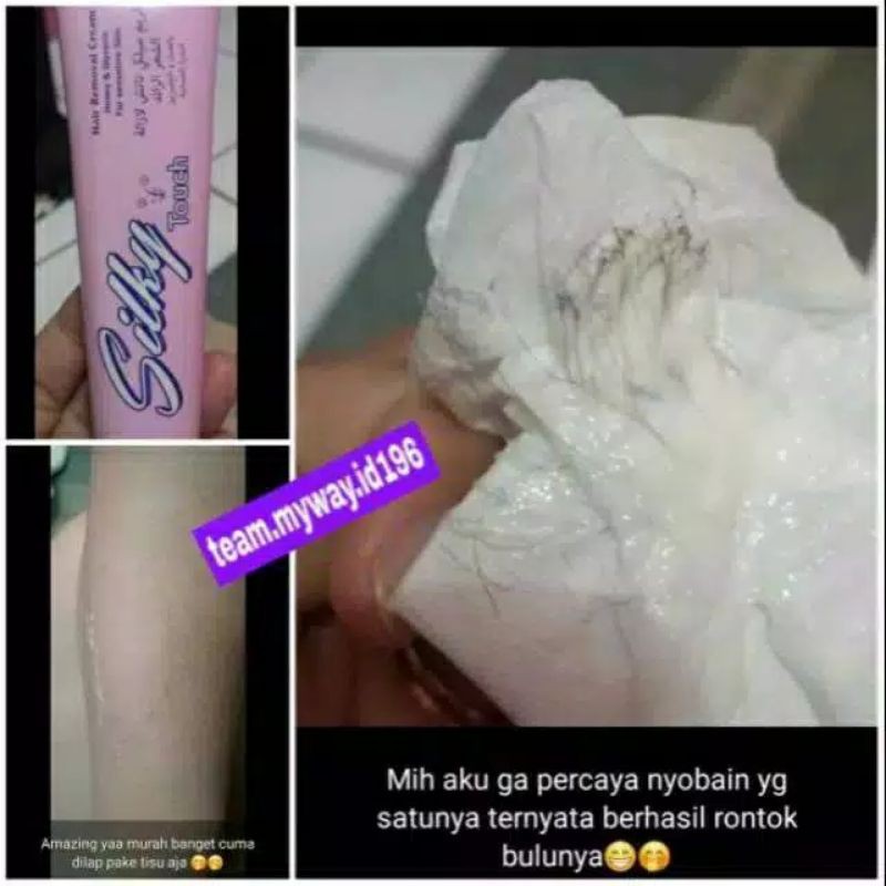 SILKY TOUCH MY WAY Perontok Bulu Permanen  100% Original