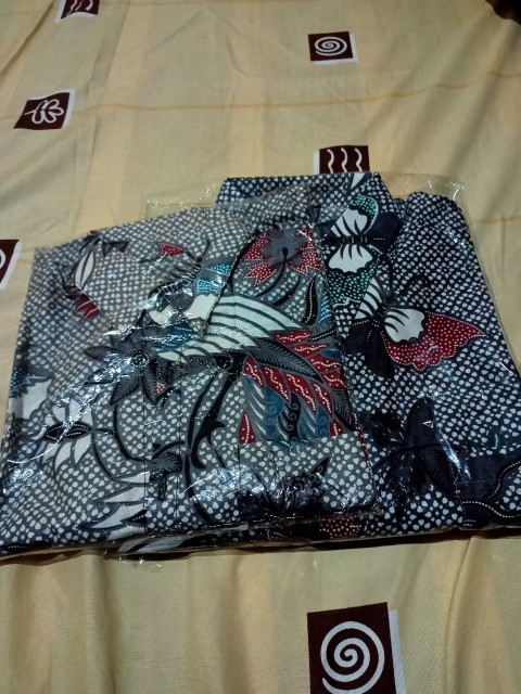 Batik Couple Keluarga Sania Ruffle Ori Ndoro Jowi Dnt
