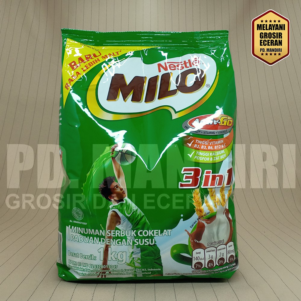 

MILO 3 IN 1 1 KG