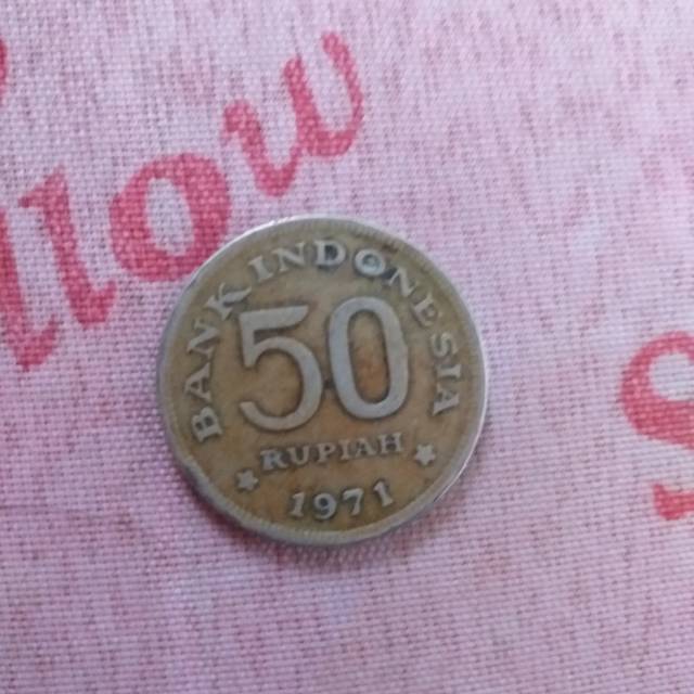 Uang kuno 50 rupiah