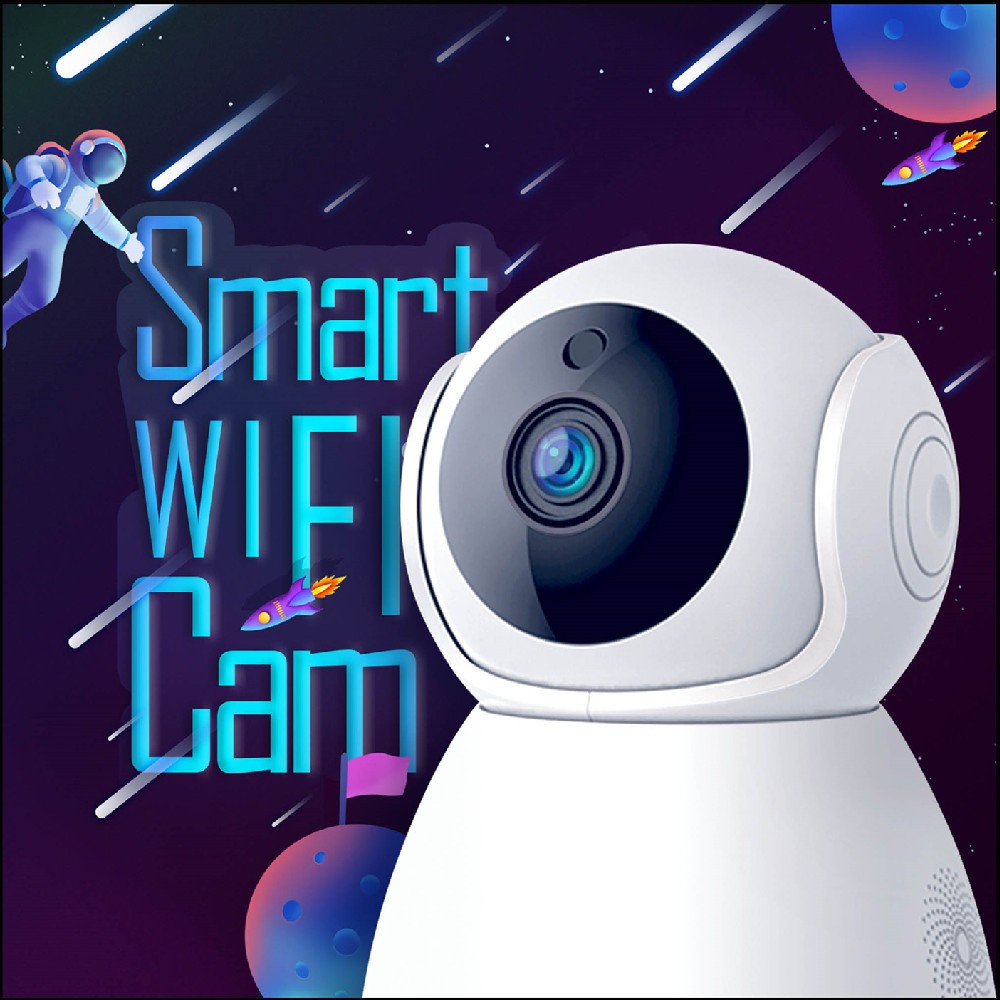 CCTV Snowman V380 Night Vision 1080P CCTV FHD Security Camera Ezviz Monitor wifi camera IP 2MP untuk mengawasi rumah kantor gudang orang