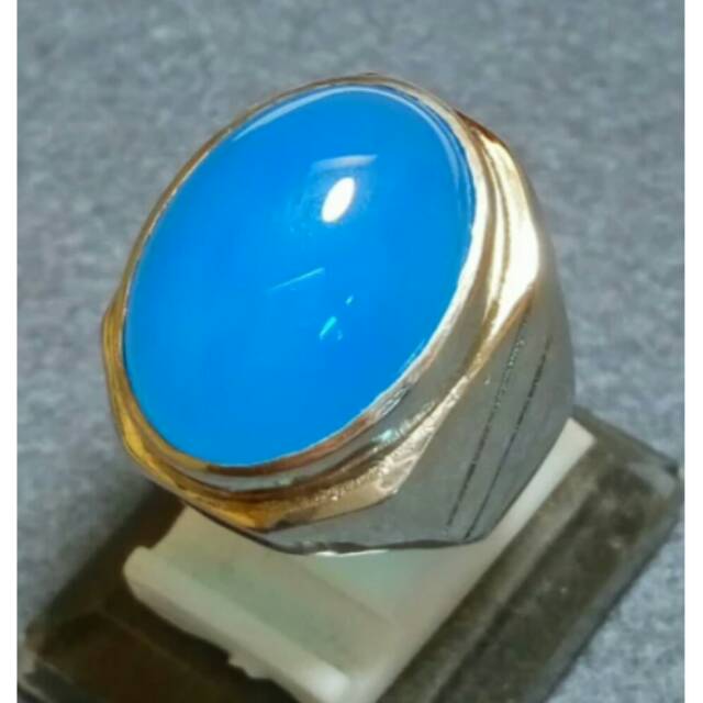 Cincin batu biru langit spirtus baturaja