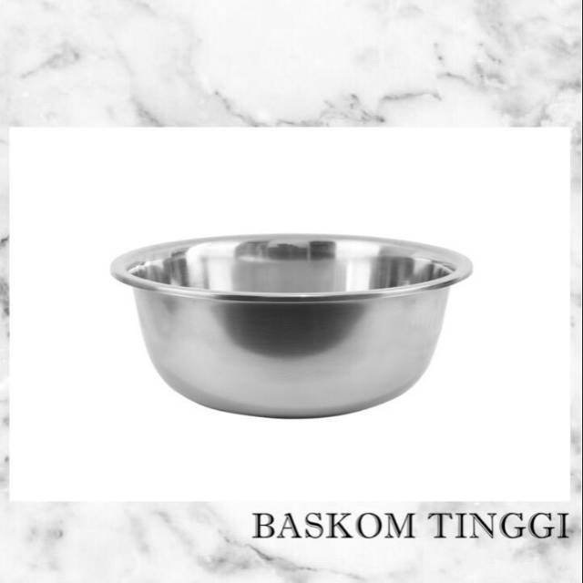 BASKOM TINGGI / BASKOM STAINLESS / BASKOM KOMODO MULTIFUNGSI ukuran 40 cm