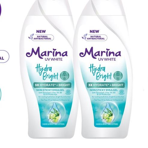 ☄ Twin Pack Marina Hand Body Lotion UV White 460 ml - Hydro Cool [2 pcs] ♡
