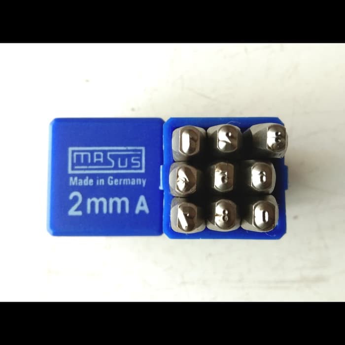 

Promo KETOK ANGKA (0-9) ukuran 2 mm / FIGURE STAMP PUNCH 2mm MERK MASUS
