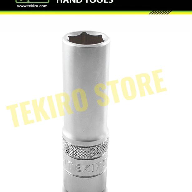 ❁ TEKIRO mata kunci sock 1/2" deep wall 17 mm / mata kunci shock panjang ℗