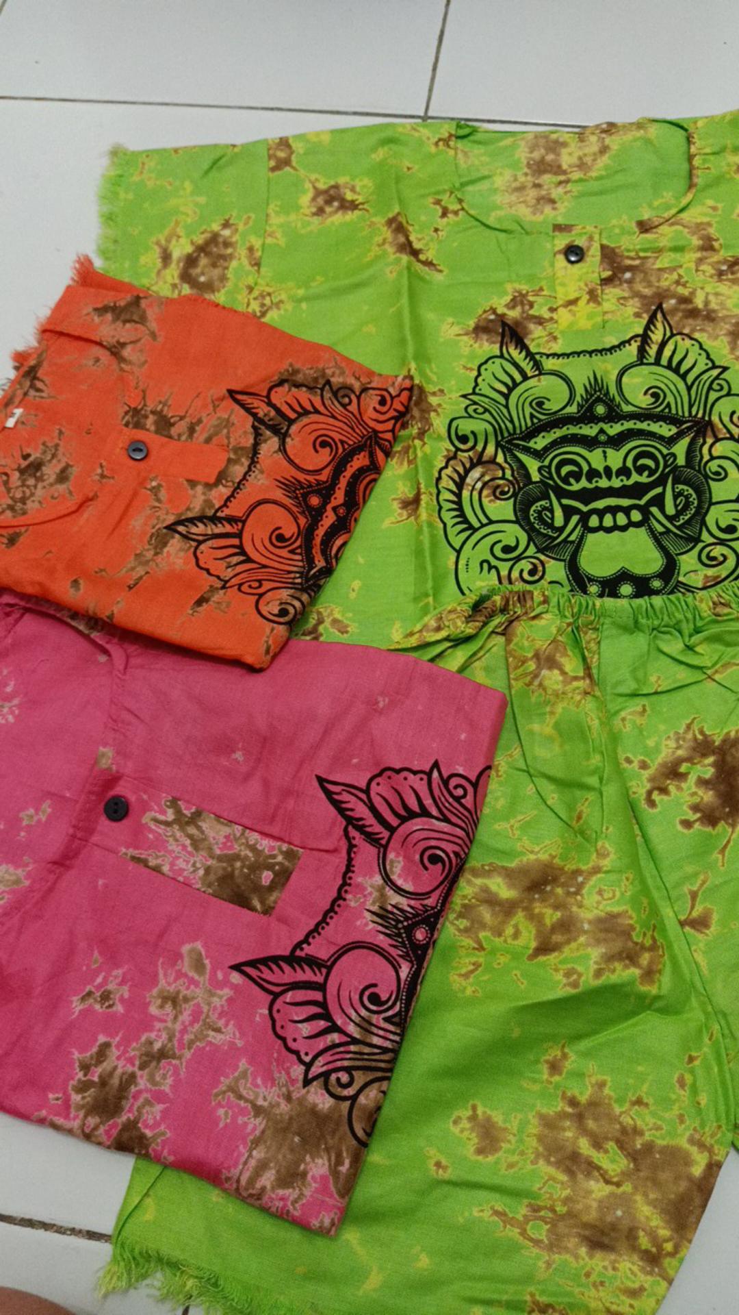 A-line Dress Katun Anak, Dres Batik Anak