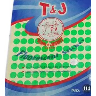 

Laris Manis LABEL / STICKER / STIKER BULAT 114 TOM & JERRY WARNA FLUORESCENT