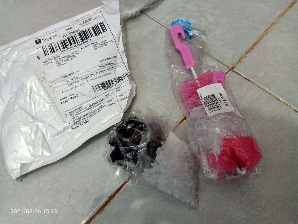 Cod Qipin 500pcs Kacang Bening Bahan Karet Lembut Untuk Perhiasan