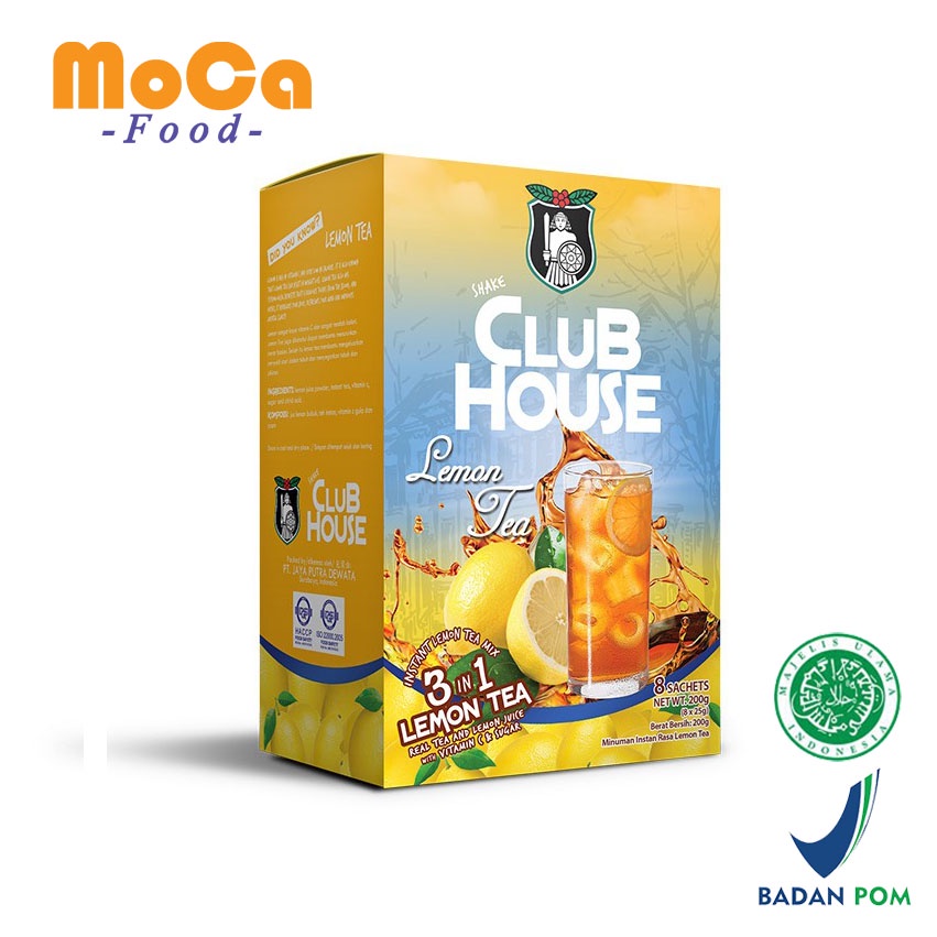 Jual Shake Club House - Lemon Tea / Teh rasa Lemon (200gr) | Shopee ...