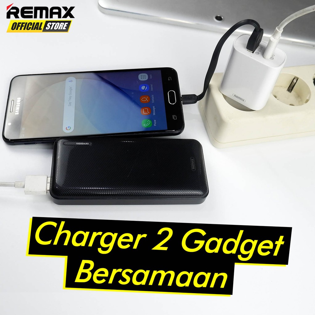 Remax RP-U37 Charger QC + PD Fast Charging Garansi Resmi / Cas Handphone / Charger Handphone