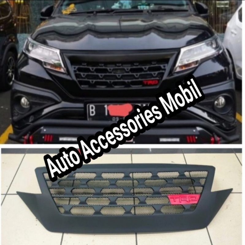 GRILL TOYOTA RUSH TERIOS 2018 - 2021 TRD merah