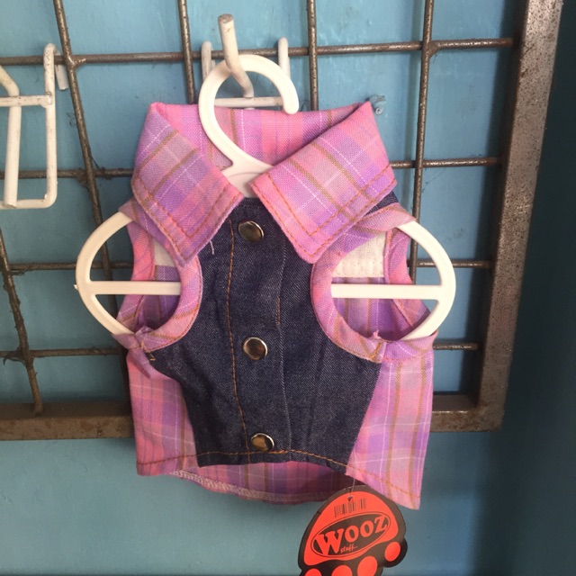 Baju Kemeja Kucing/Anjing Kecil