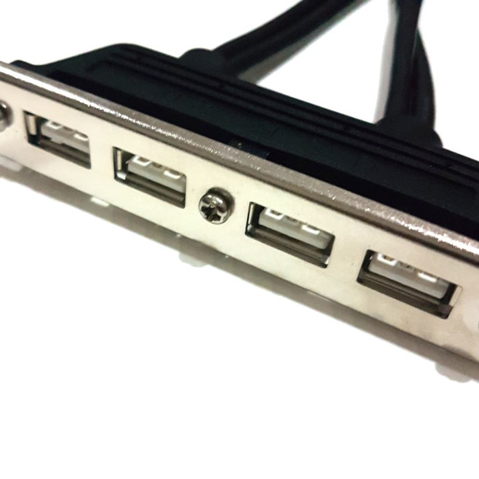 Kabel splitter usb 2.0 9 pin 2 to 4 port pc cabang back pci hub hitam