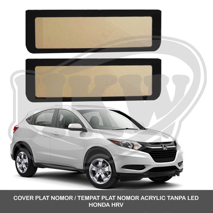 DUDUKAN TEMPAT PLAT NOMOR MOBIL ACRYLIC TANPA LAMPU HONDA HRV