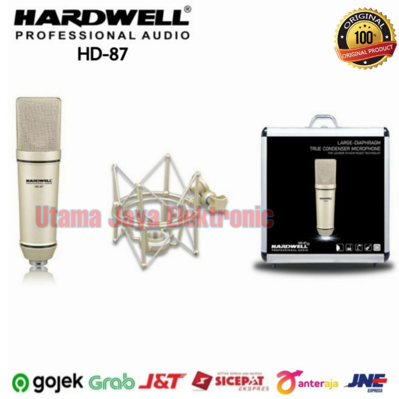 Microphone Condenser Hardwell HD87 Mikrofon Kondenser HD 87 Original