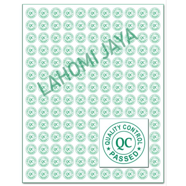 

QC PASSED stiker segel, stiker pecah telor Universal dan Custom