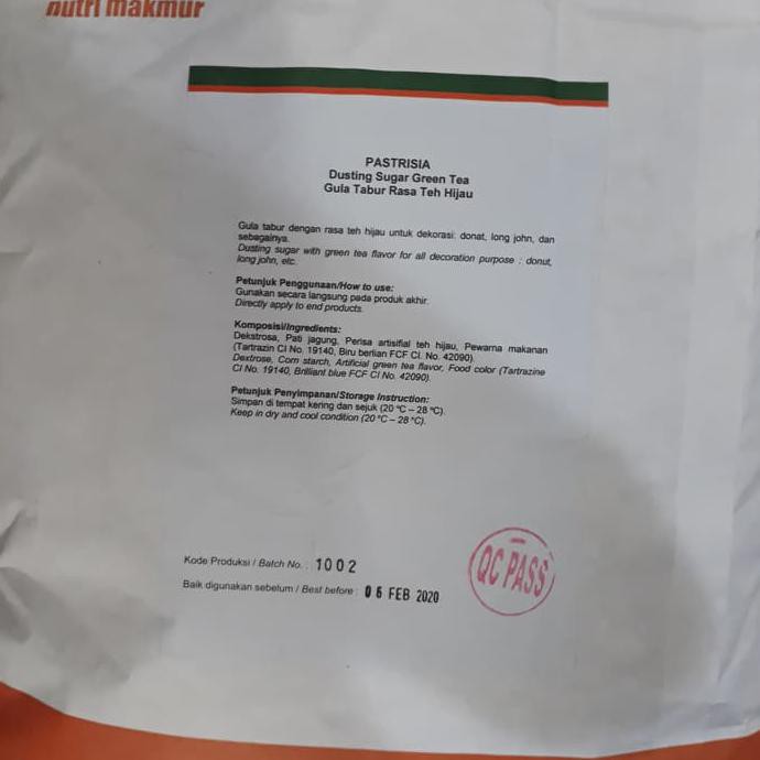 

31.87-Kue- Gula Donat Green Tea Repack 500Gr -Terlengkap-Termurah-Dijamin.