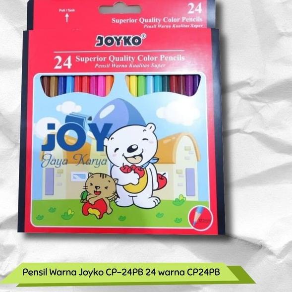 

3NYⓂ Pensil Warna Joyko CP-24PB 24 warna CP24PB Atk Barang Laris