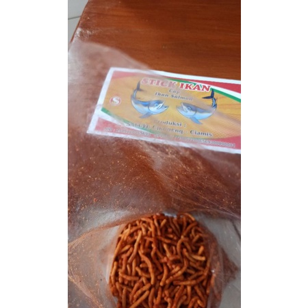 

Stik ikan/1/4kg/250 gram/saluyu/makanan ringan/cemilan/makanan pedas gurih