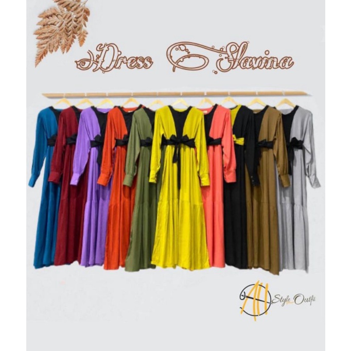 DRESS SLAVINA / GAMIS MURAH BERKUALITAS / GAMIS RAYON / KAOS BELAH RGB