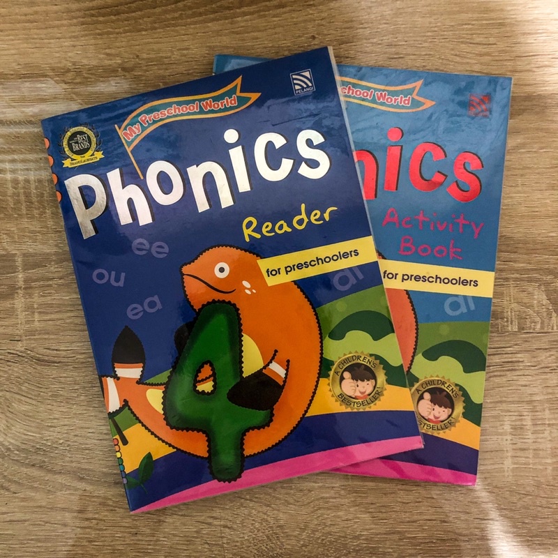 Jual Phonics Reader &amp; Activity Book for Preschoolers 4 (Kindergarten 2 ...